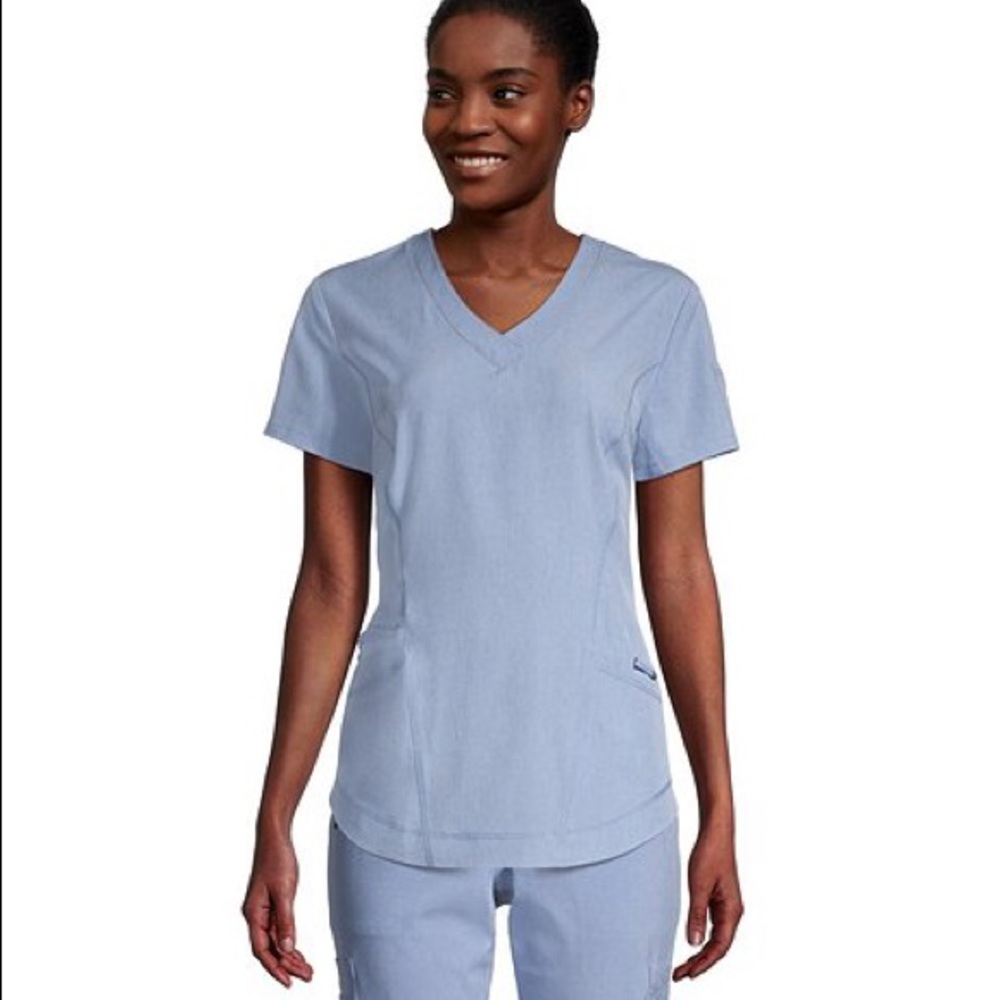 NWT Scrubletics navy blue set